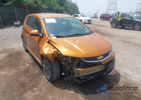 2017 Chevrolet Sonic Lt Auto из США, поврежденный, VIN 1G1JD6SG0H4117449